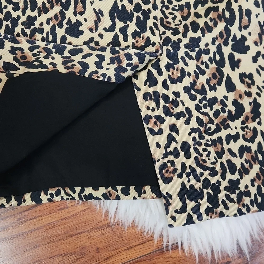 J.Crew No.2 Pencil Skirt Leopard Print Bi Stretch - Picture 4 of 4